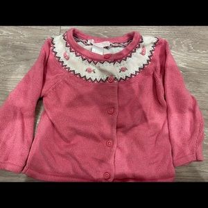Adorable Janie and Jack sweater. Line new condition.  12-18 months